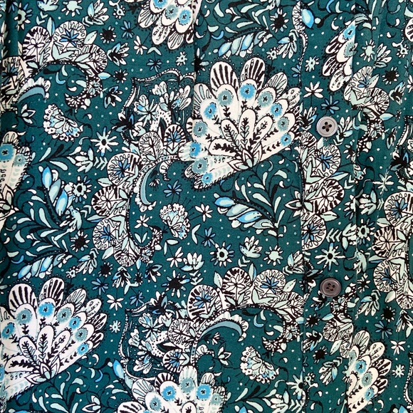 Floral Button Down Flutter Dress - Picture 5 of 9